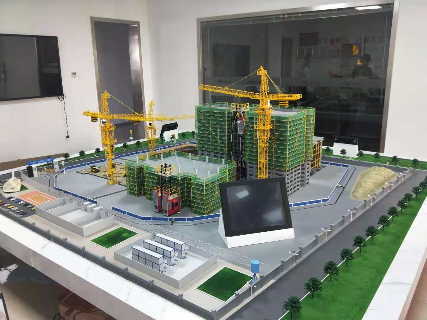 宁都县建筑施工场景模型